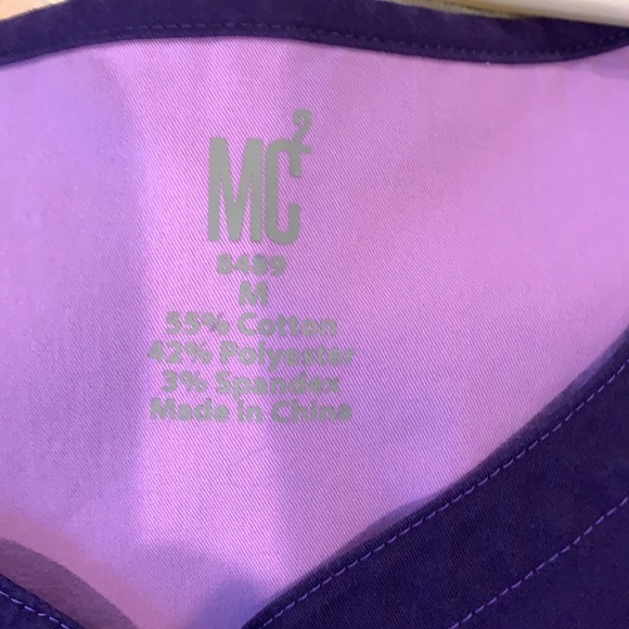 MC 2 purple scrub set - Picture 3 of 4